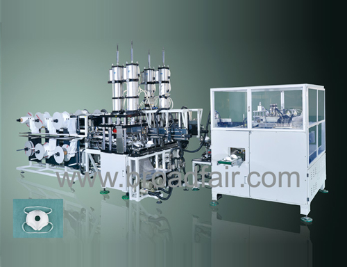 杯型口罩自動(dòng)生產(chǎn)線 杯型口罩自動(dòng)生產(chǎn)線